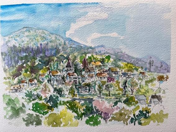 埃伯巴赫Casa La Collina Delle Ginestre公寓 外观 照片